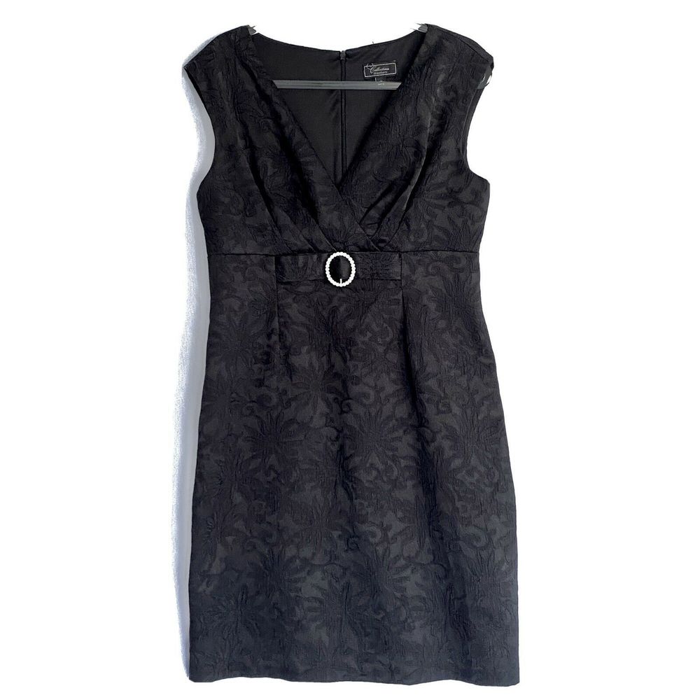Dressbarn Collection Evening Sheath Dress Size 14